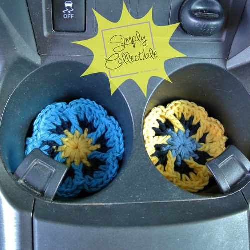 Versatile Crochet Flower Coasters