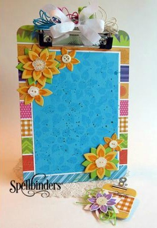 Spring Flowers DIY Clipboard