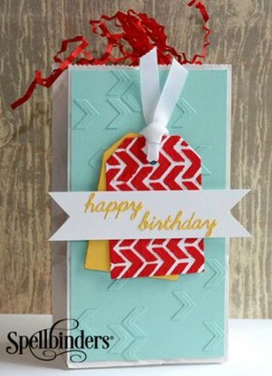 Chevron DIY Gift Bag