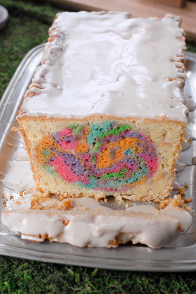 Hidden Rainbow Easter Egg Cake