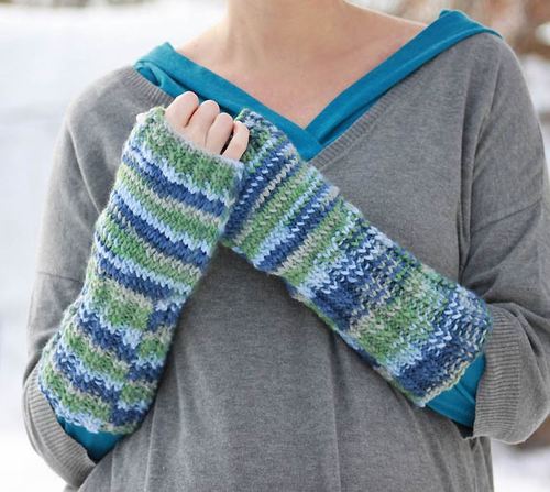 Scottish Loch Fingerless Gloves