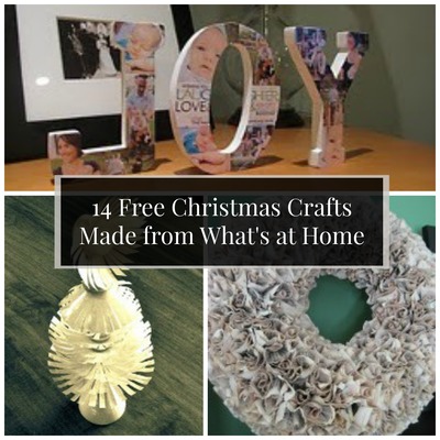 14 Free Christmas Crafts Made from What's at Home