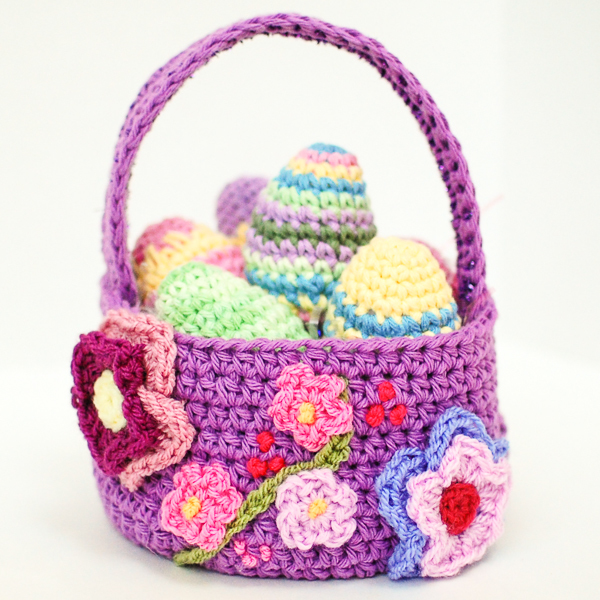 Adorable Easter Basket Crochet Pattern AllFreeHolidayCrafts