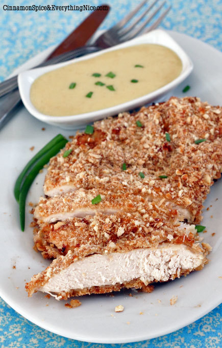 Honey Mustard Pretzel Chicken Dinner Recipe