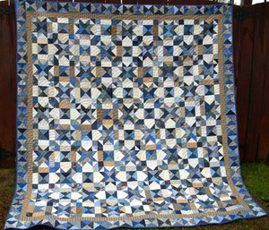 My Blue Heaven Bed Quilt