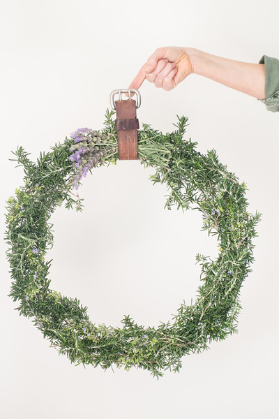 Rustic Rosemary DIY Wreath