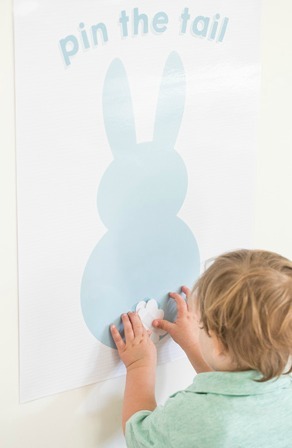 Printable Pin the Tail on the Bunny Game | AllFreeHolidayCrafts.com