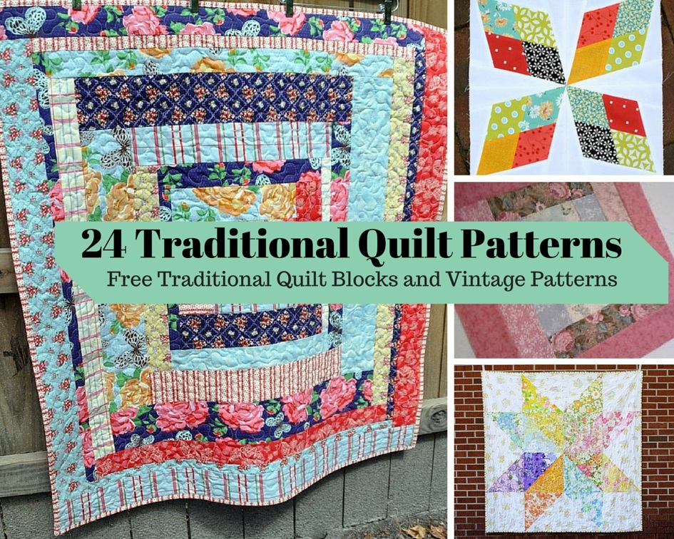 24 Traditional Quilt Patterns: Free Traditional Quilt Blocks and