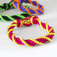 Kumihimo 12-Strand Spiral Bracelet