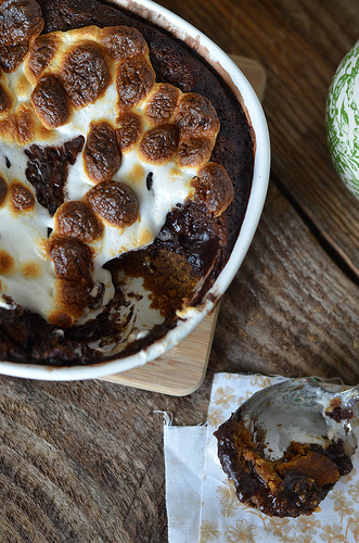 Smores Pudding Cake