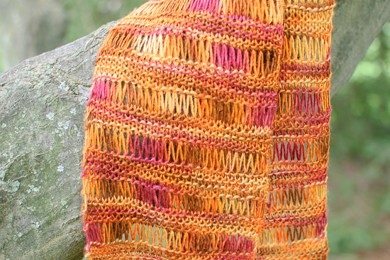 Sunburst Easy Knit Scarf