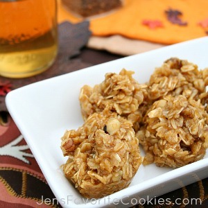 Pumpkin No Bake Cookies