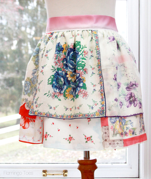 Vintage Handkerchief Free Apron Pattern