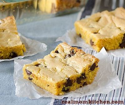 Chocolate Chip Cake Mix Cookie Bars