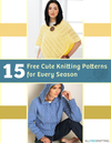 15 Free Cute Knitting Patterns for Every Season