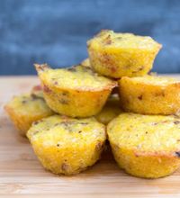 Bacon and Sausage Grits Muffins
