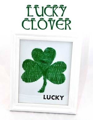 Lucky Clover DIY Wall Art