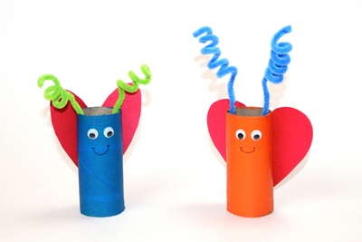 Colorful Ladybugs Toilet Paper Roll Craft