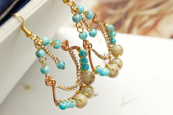 Beachy Turquoise Earrings