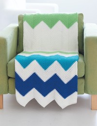 Contemporary Zig Zag Throw