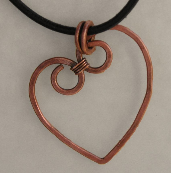 Copper Heart Necklace