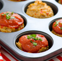 Shareable Turkey Meatloaf Muffins