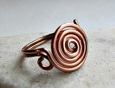 How To Make A Spiral Wire Ring