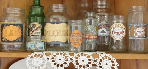 DIY Vintage Jar Collection