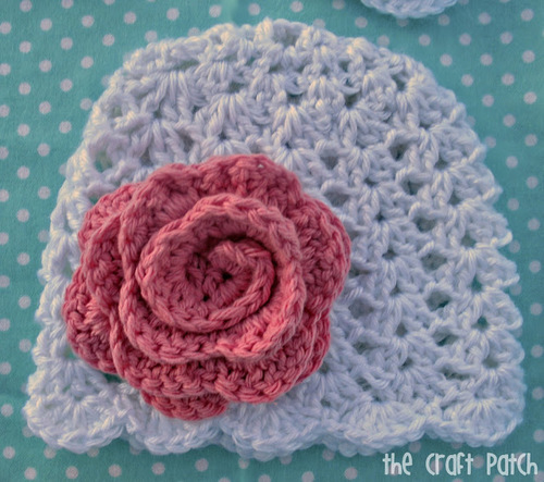 Lacy Crochet Baby Beanie