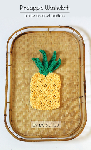 Pretty Pineapple Dishcloth