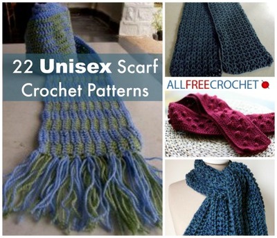 22 Unisex Scarf Crochet Patterns