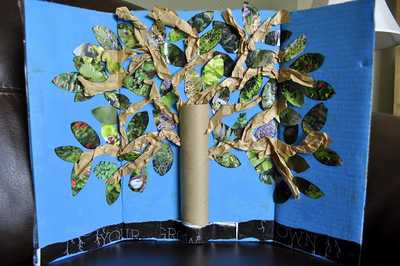 3D Earth Day Tree