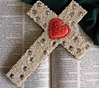 Stunning Beaded Easter Cross