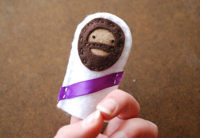 Felt Jesus Finger Puppet