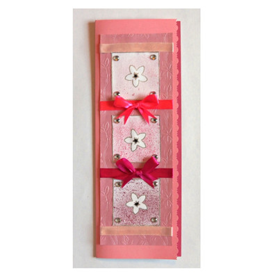 Pink Ombre Flower Card