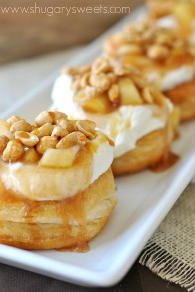 Copycat Gourdough's Apple Pie Doughnuts