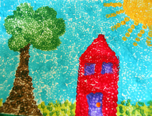 Qt Q Tip Painting Allfreekidscrafts Com Qt Q Tip Painting Allfreekidscrafts Com
