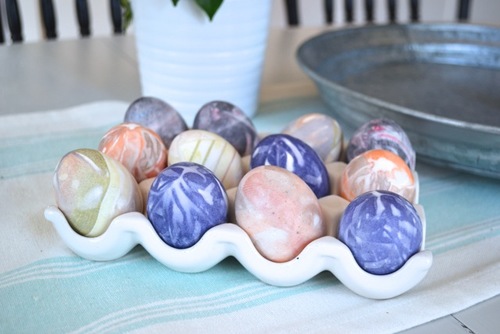 How to Dye Easter Eggs with Old Ties