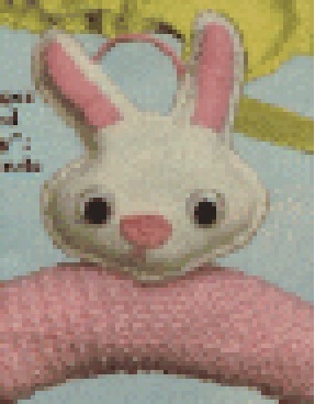 Knit Bunny Hanger