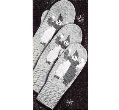 Children's Two Needle Mittens