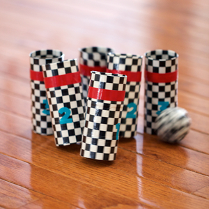 Duck Tape Bowling Game