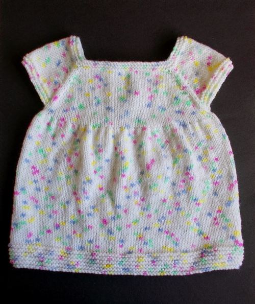 Confetti Cake Baby Dress | AllFreeKnitting.com