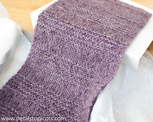 Luxuriously Regal Knit Scarf