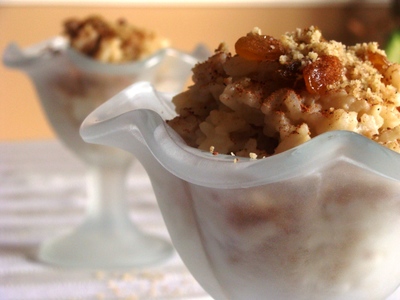 Healthy Homemade Rice Pudding