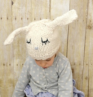 Boutique Bunny Knit Hat Pattern