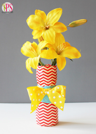 Duct Tape DIY Vase