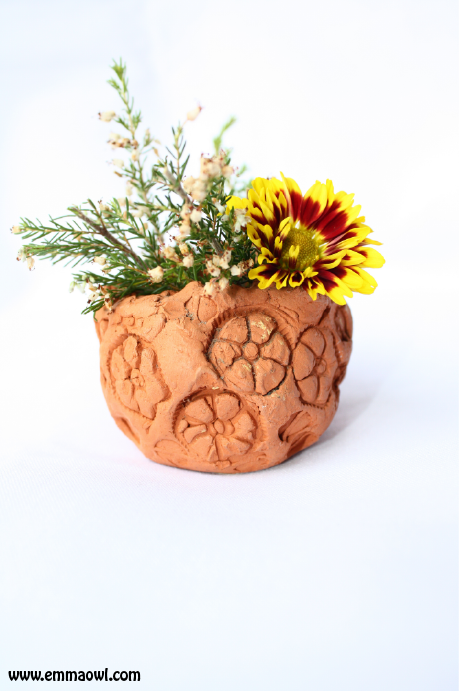 Salt Dough Flower Pot