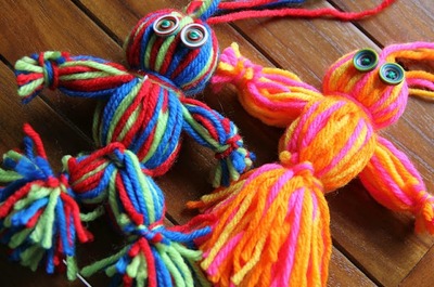 Simple and Sweet Yarn Dolls