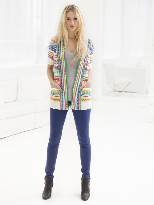 Breezy Tribal Knit Cardigan