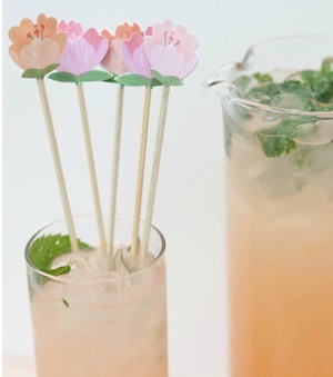 Spring Blossom Drink Stirrers